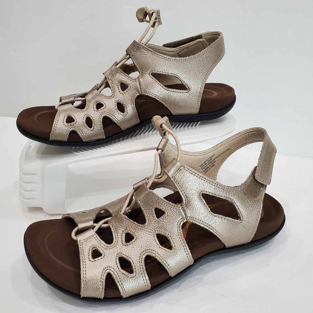 Abeo Bina Bio System Bungee Adjustable Sling back Strap Sandals Women's 7.5